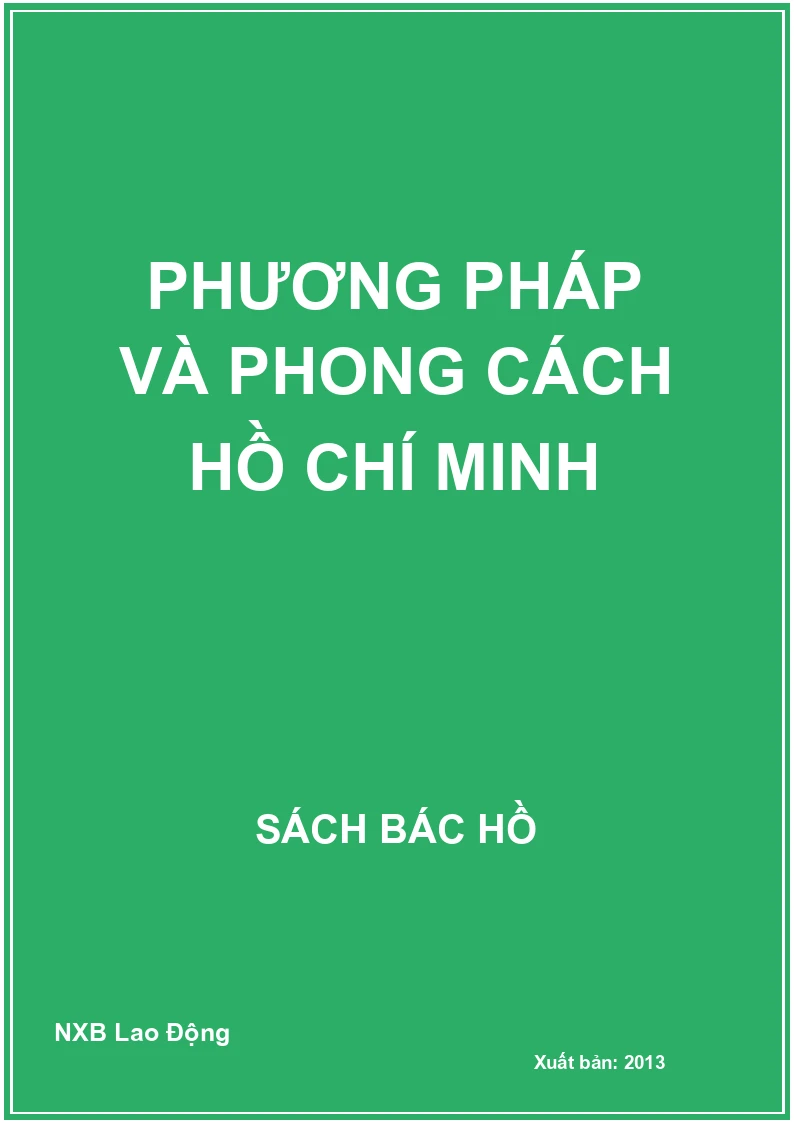 Phương pháp và phong cách Hồ Chí Minh