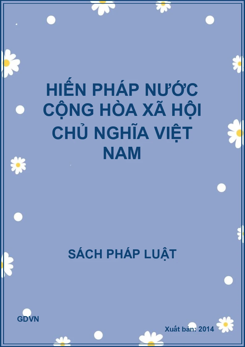 Hiến pháp nước cộng hòa xã hội chủ nghĩa Việt Nam