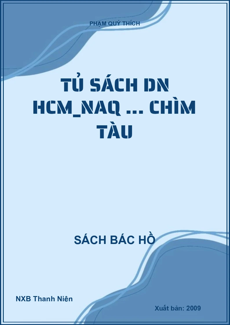 Tủ sách DN HCM_NAQ ... chìm tàu
