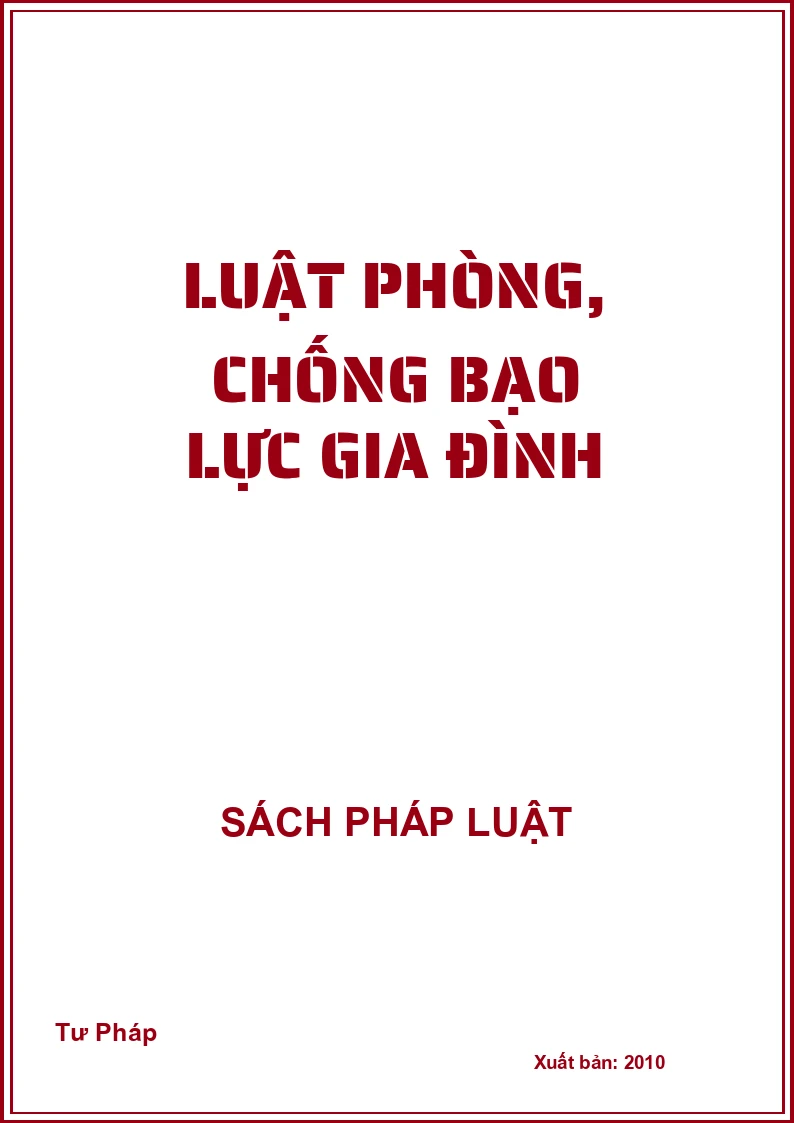 Luật phòng, chống bạo lực gia đình