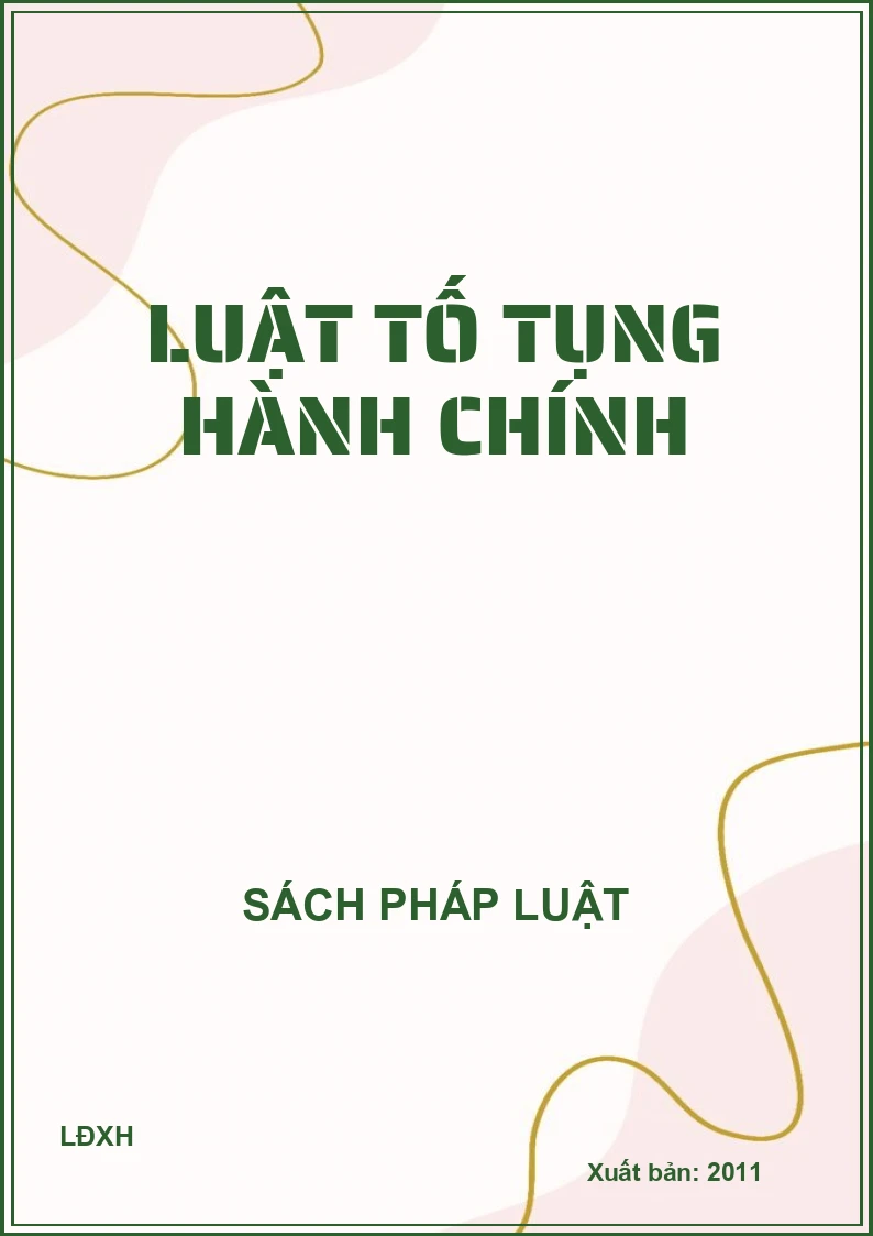 Luật tố tụng hành chính