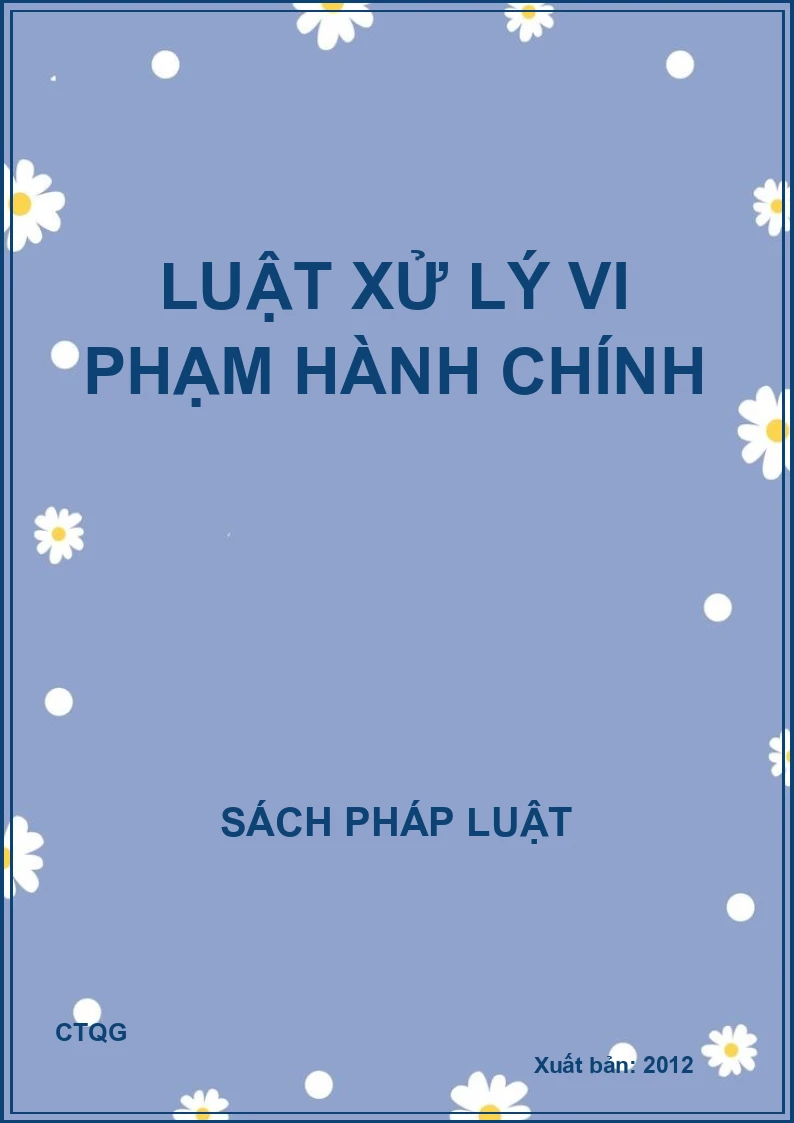 Luật xử lý vi phạm hành chính