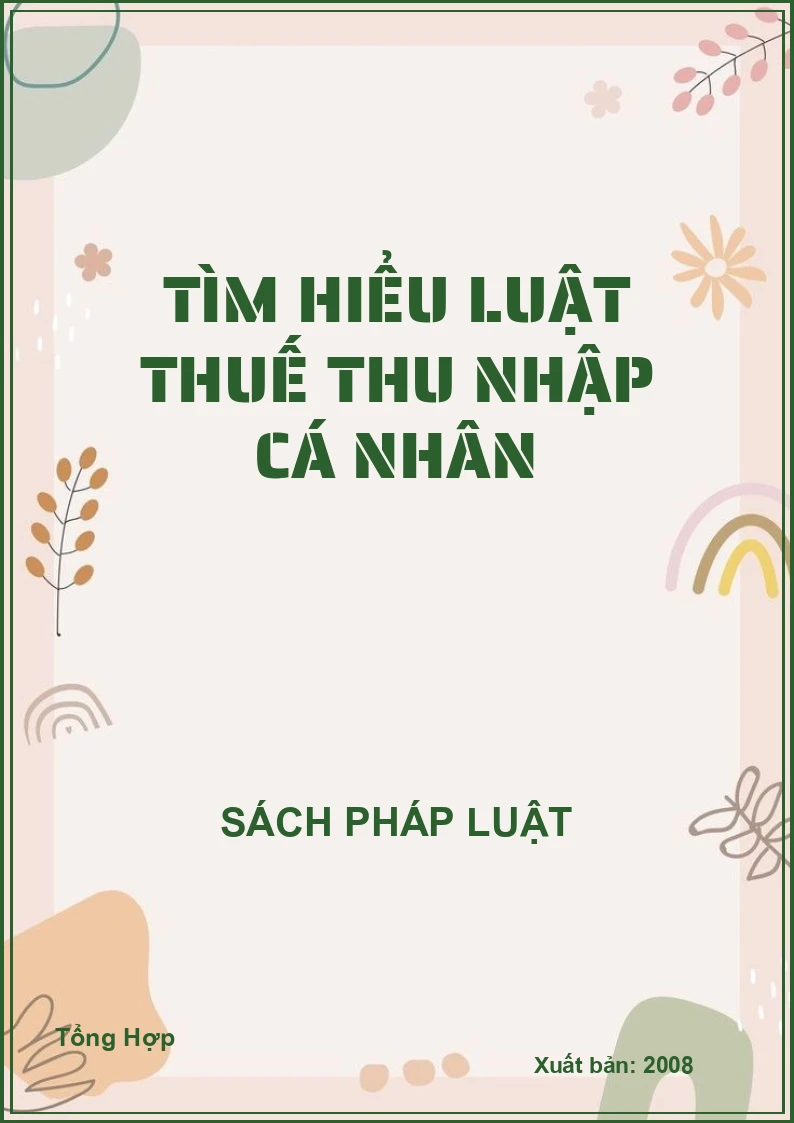Tìm hiểu luật thuế thu nhập cá nhân