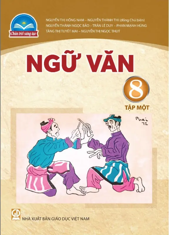 Sách giáo khoa Ngữ văn 8 - Tập 1 Chân Trời Sáng Tạo