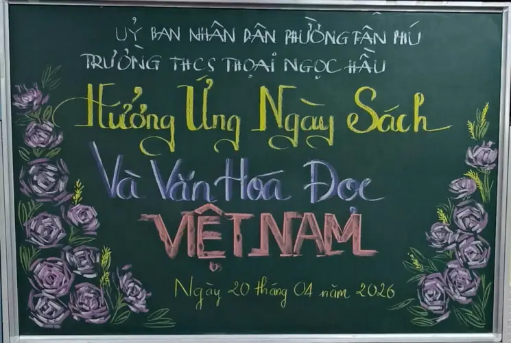 Hưởng ứng Ngày sách và văn hóa đọc Việt Nam.
