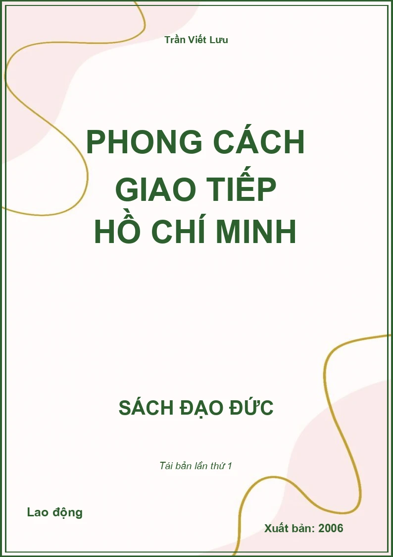 Phong cách giao tiếp Hồ Chí Minh