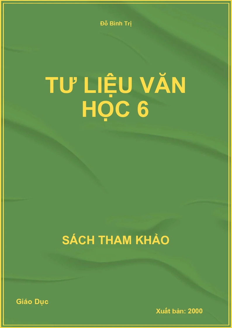 Tư liệu văn học 6
