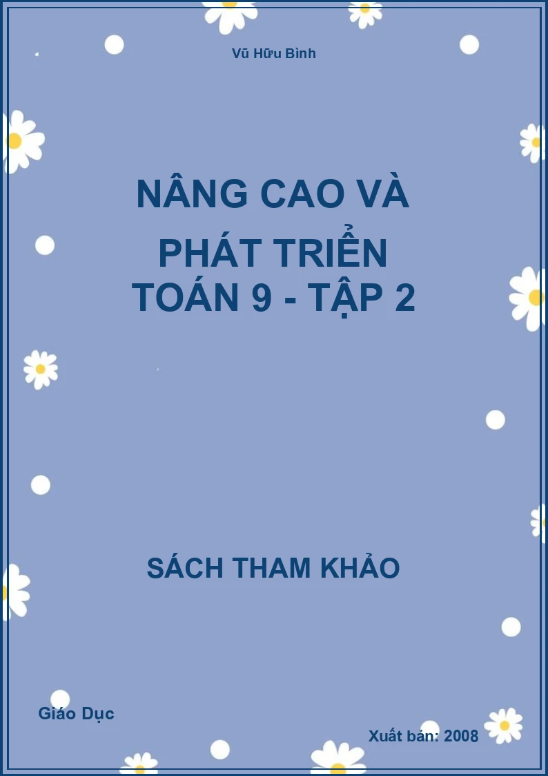 Nâng cao và phát triển Toán 9 - Tập 2