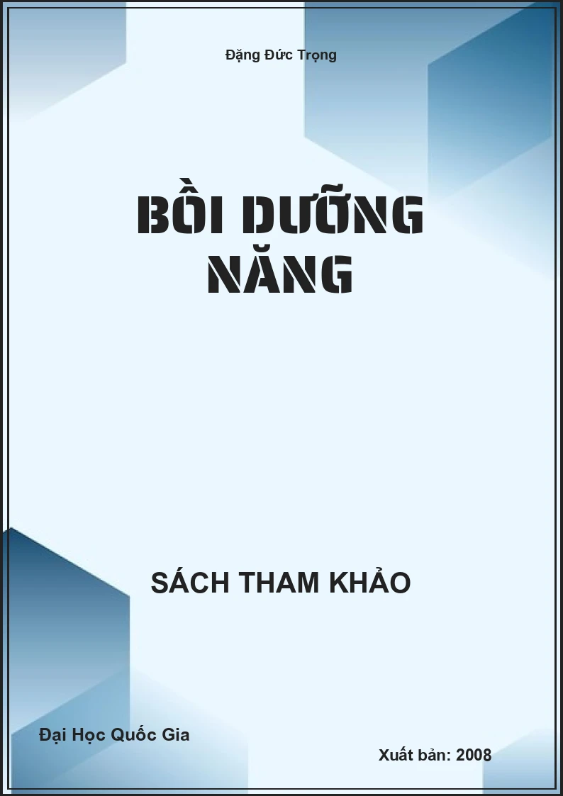 Bồi dưỡng năng lực