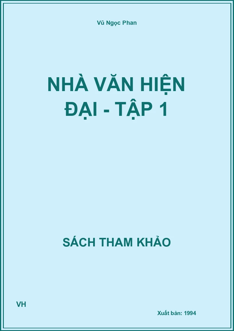 Nhà văn hiện đại - Tập 1