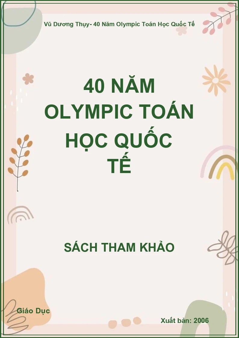 40 năm olympic toán học quốc tế
