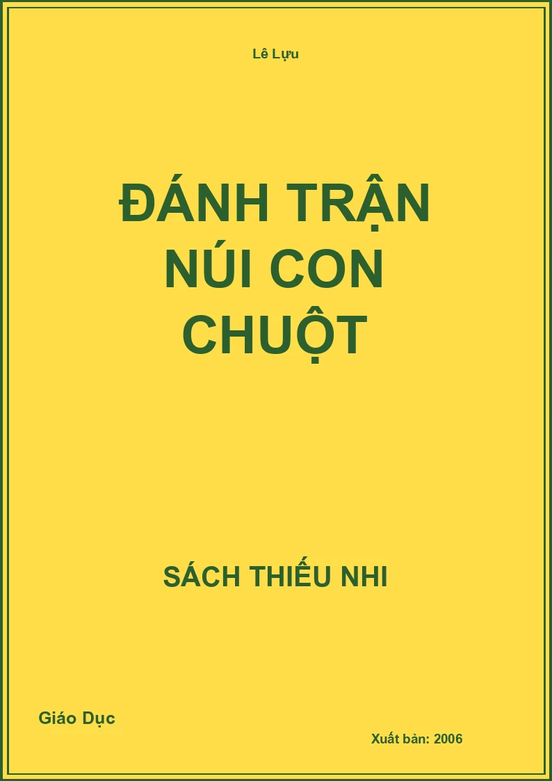 Đánh trận núi con chuột