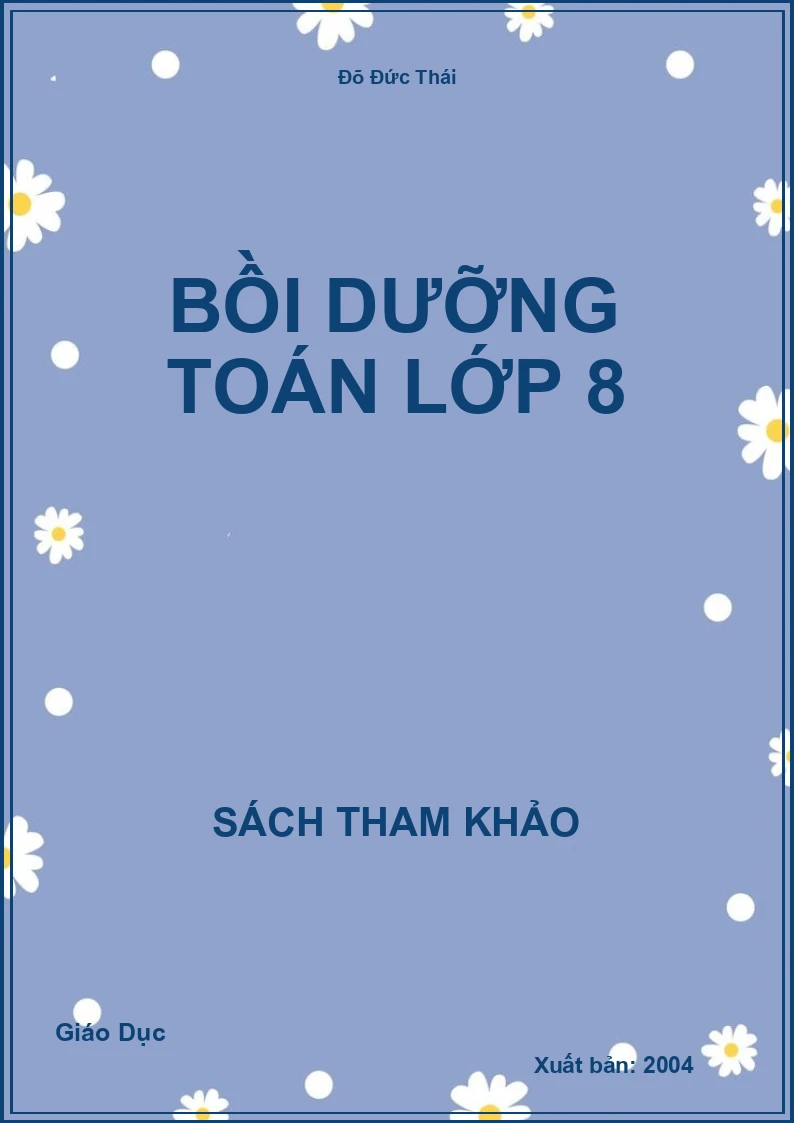 Bồi dưỡng Toán lớp 8