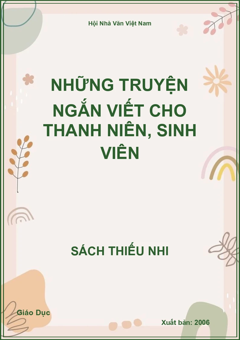 Những truyện ngắn viết cho thanh niên, sinh viên