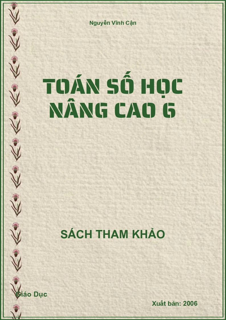 Toán số học nâng cao 6
