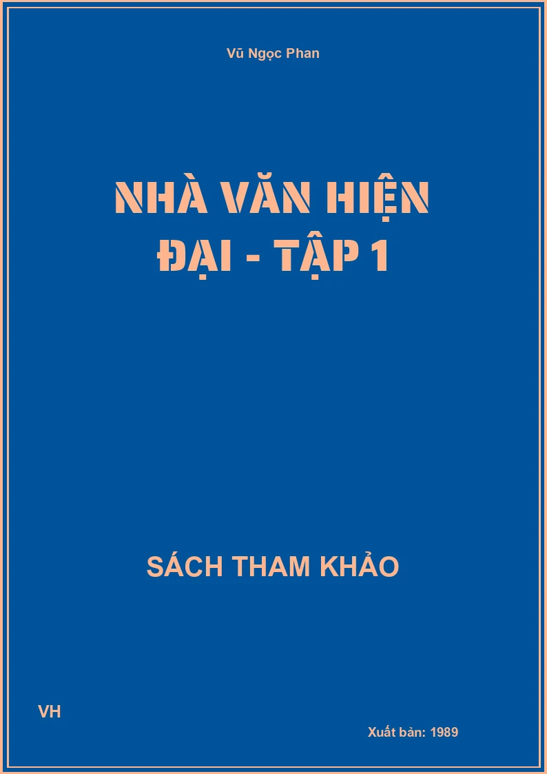 Nhà văn hiện đại - Tập 1
