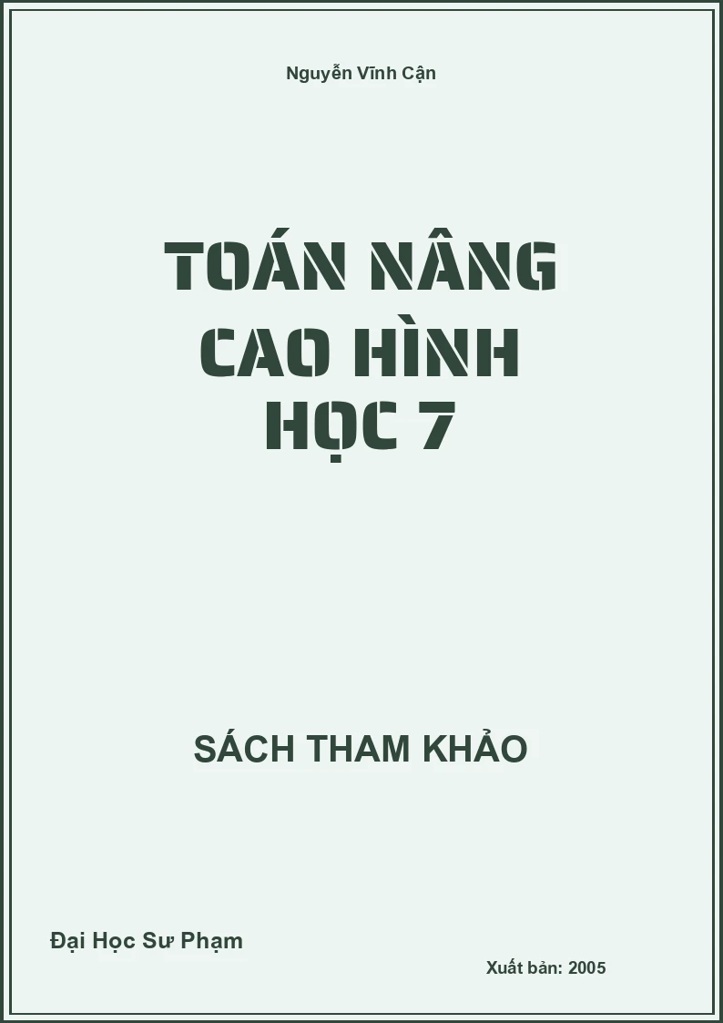 Toán nâng cao hình học 7