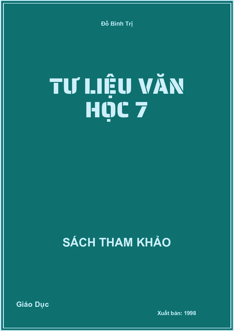 Tư liệu văn học 7