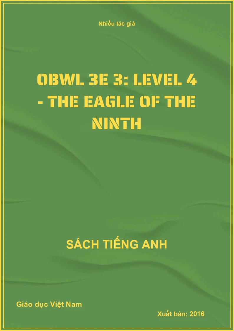 OBWL 3E 3: Level 4 - The Eagle of the Ninth