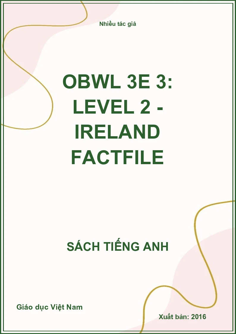 OBWL 3E 3: Level 2 - Ireland factfile