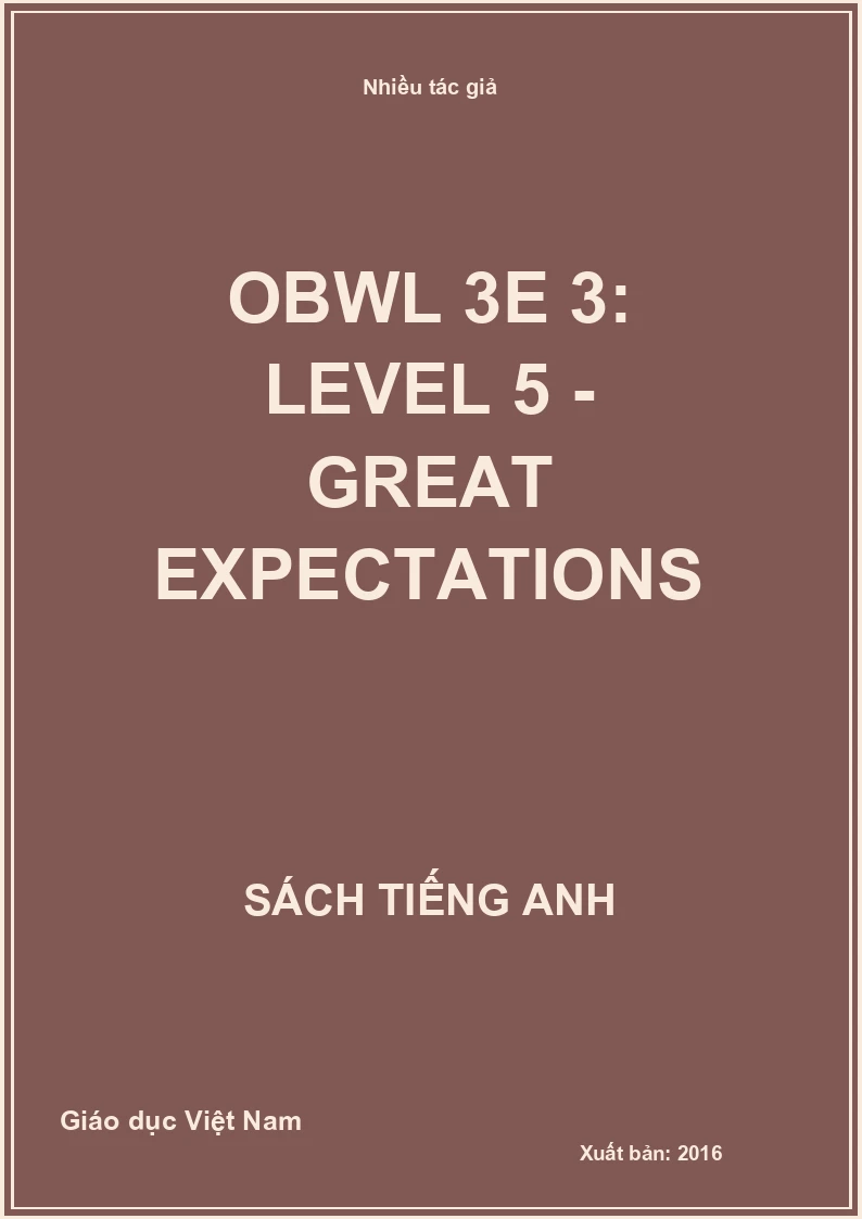 OBWL 3E 3: Level 5 - Great Expectations