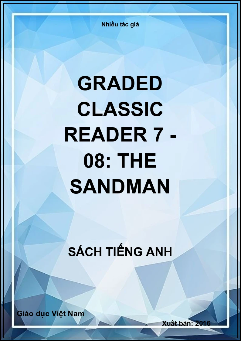 Graded classic reader 7 - 08: The sandman