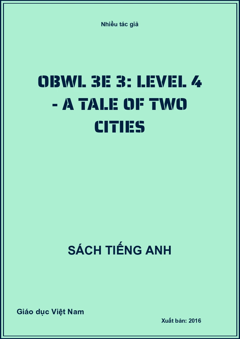 OBWL 3E 3: Level 4 - A tale of two cities