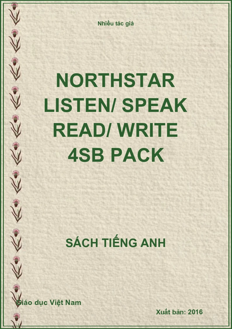 Northstar listen/ Speak read/ Write 4sb pack