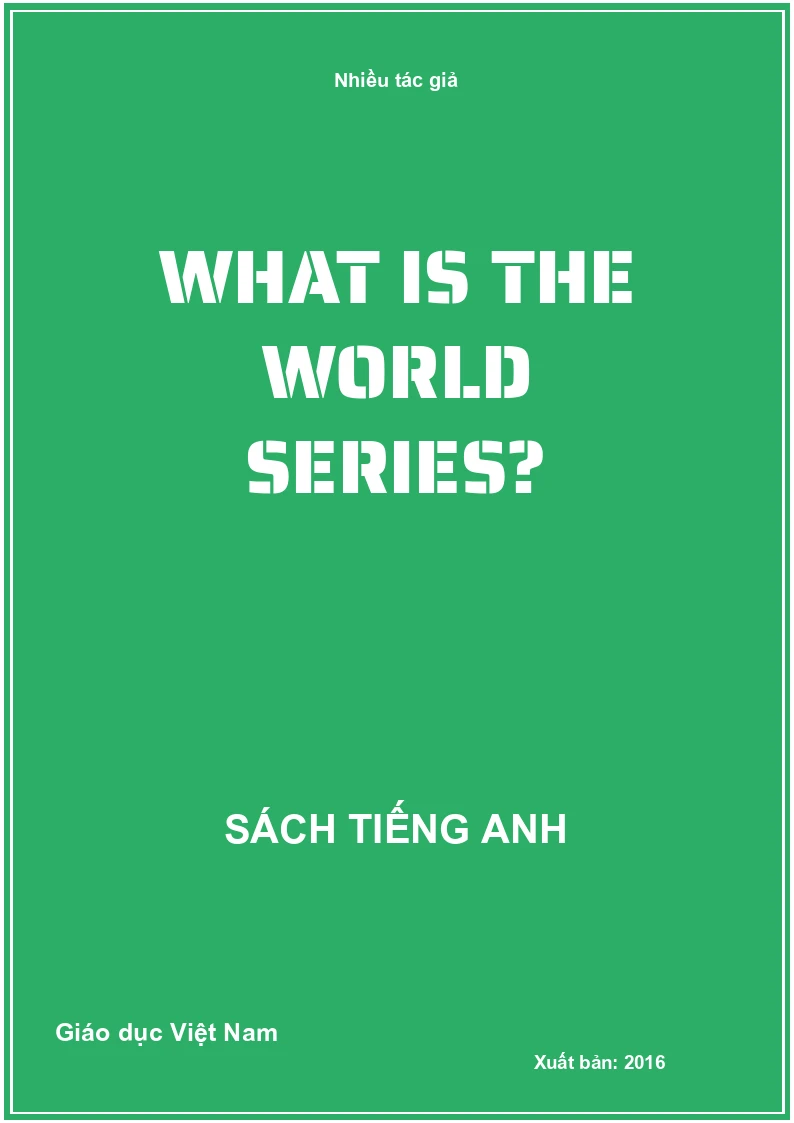 What is the World series?