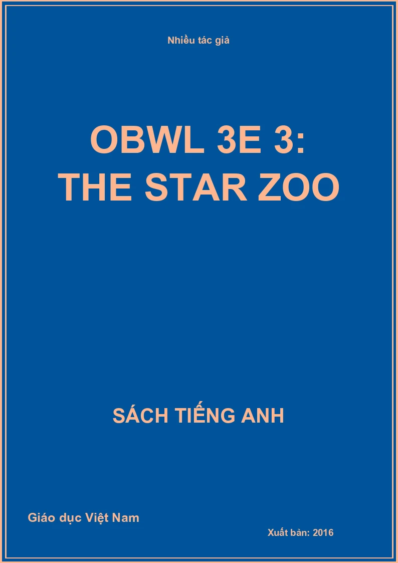 OBWL 3E 3: The star Zoo