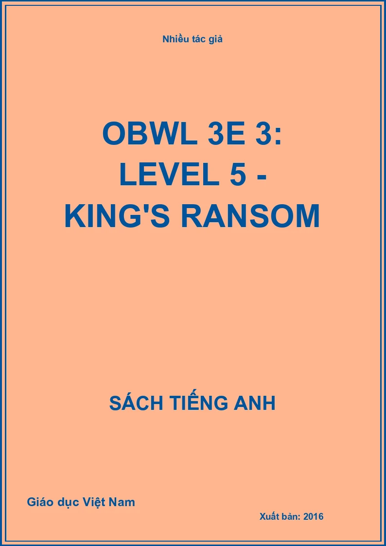 OBWL 3E 3: Level 5 - King's Ransom