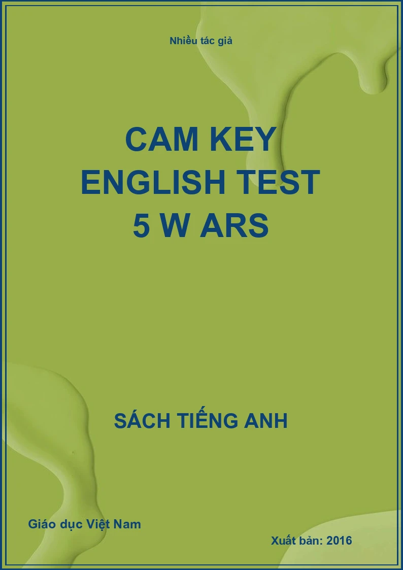 Cambridge Key English Test 5 W/ ARS