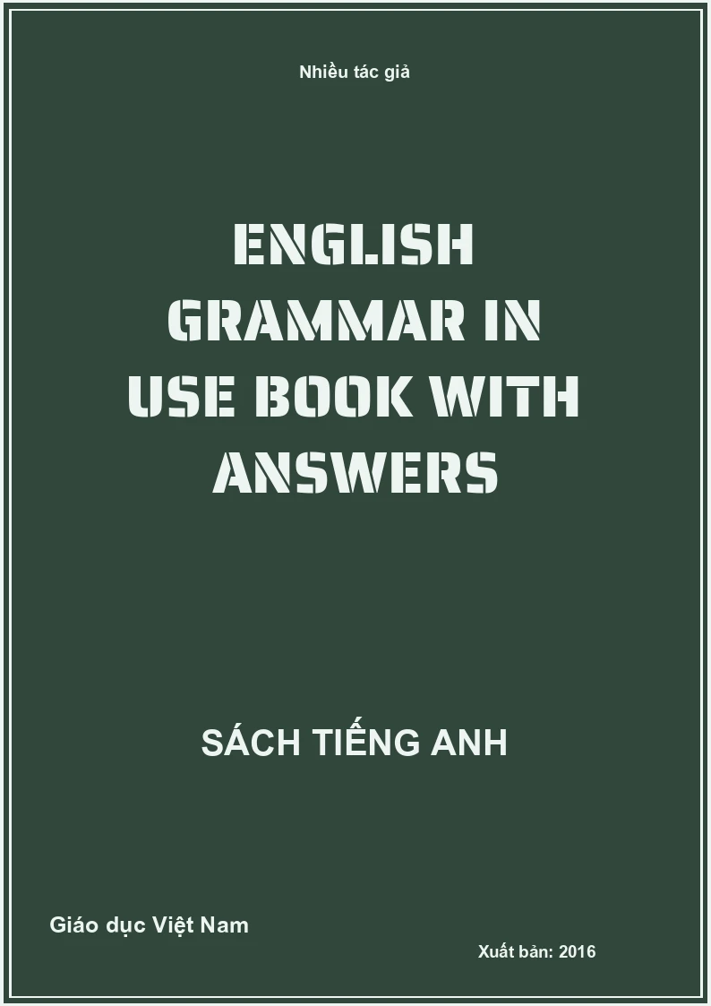 English grammar in use book with answers
