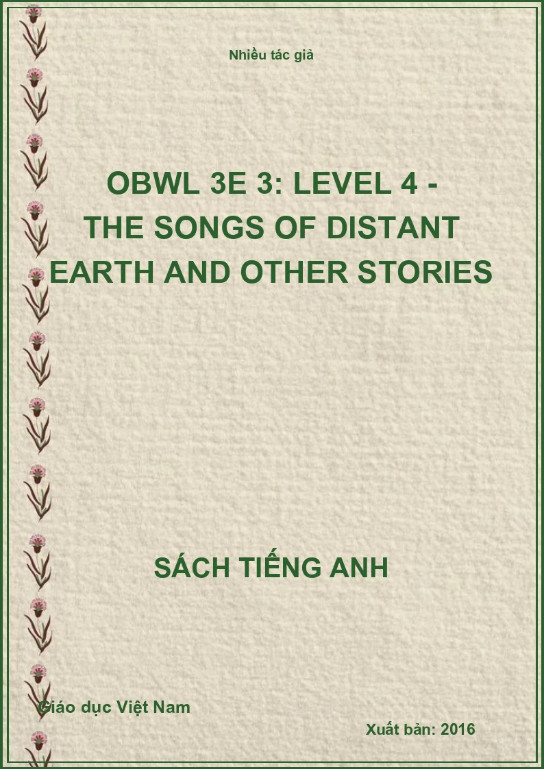 OBWL 3E 3: Level 4 - The Songs of Distant Earth and Other Stories