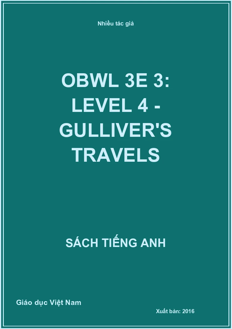 OBWL 3E 3: Level 4 - Gulliver's travels