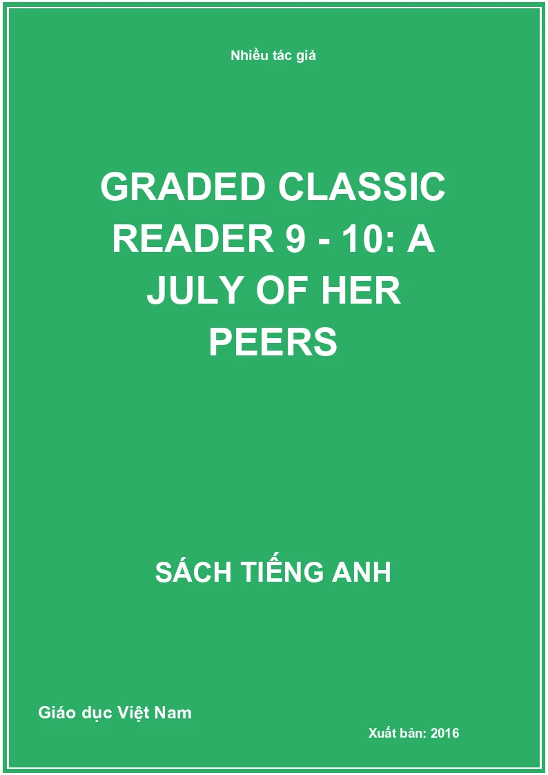 Graded classic reader 9 - 10: A Jury of her Peers