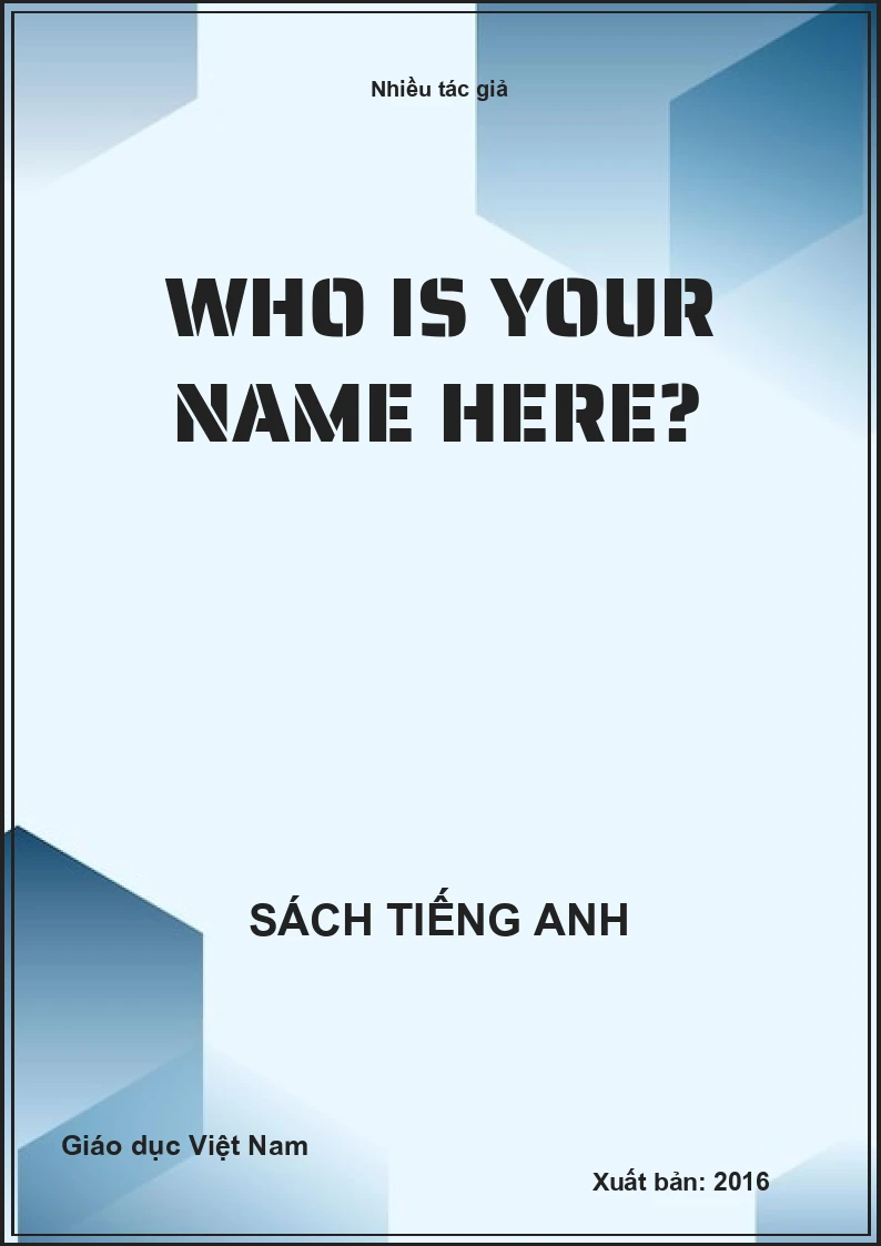 Who is your name here?