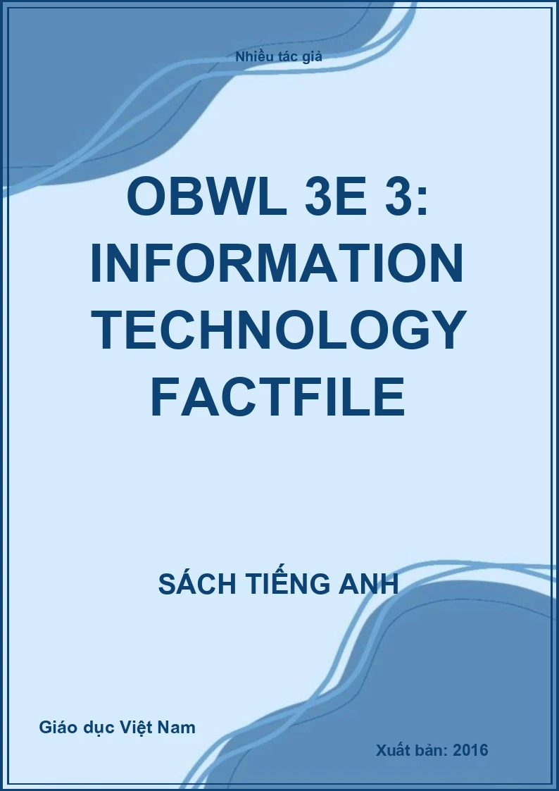 OBWL 3E 3: Information technology Factfile