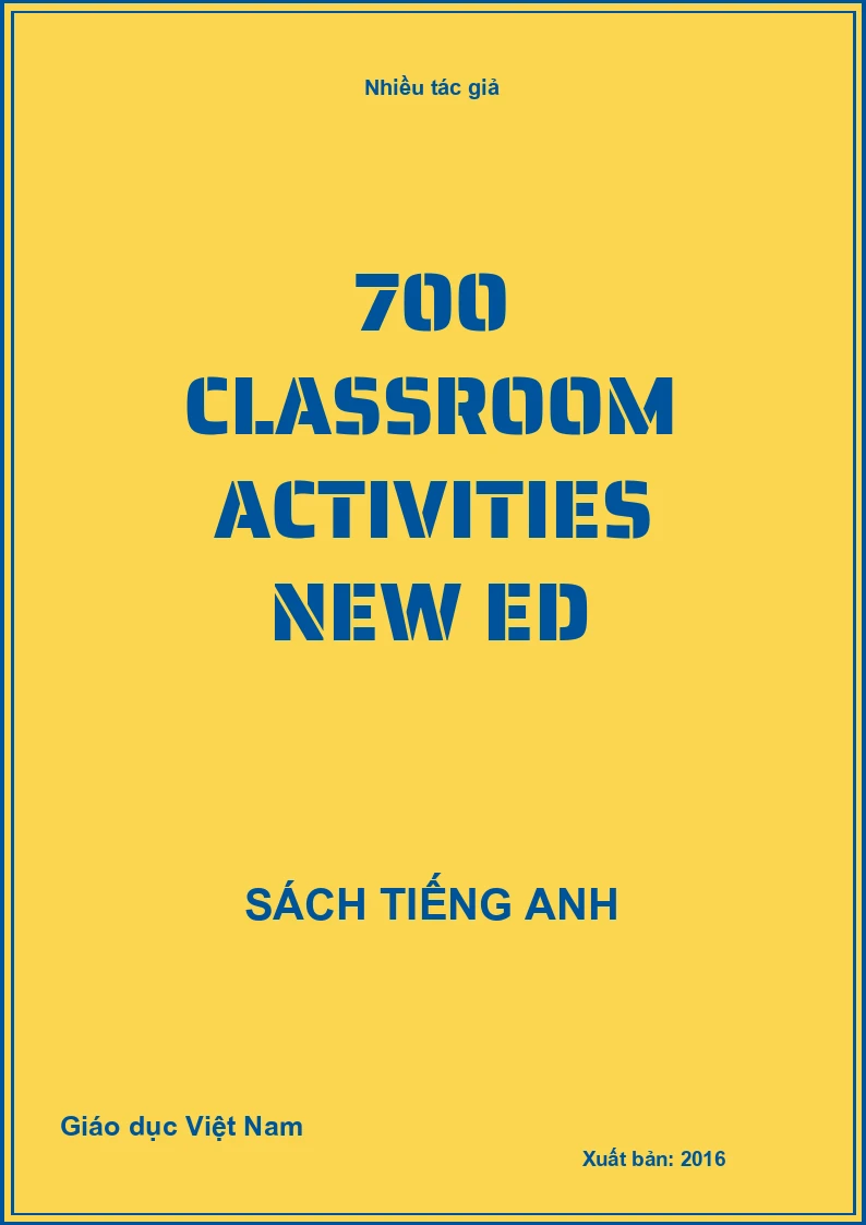 700 classroom activities new Ed