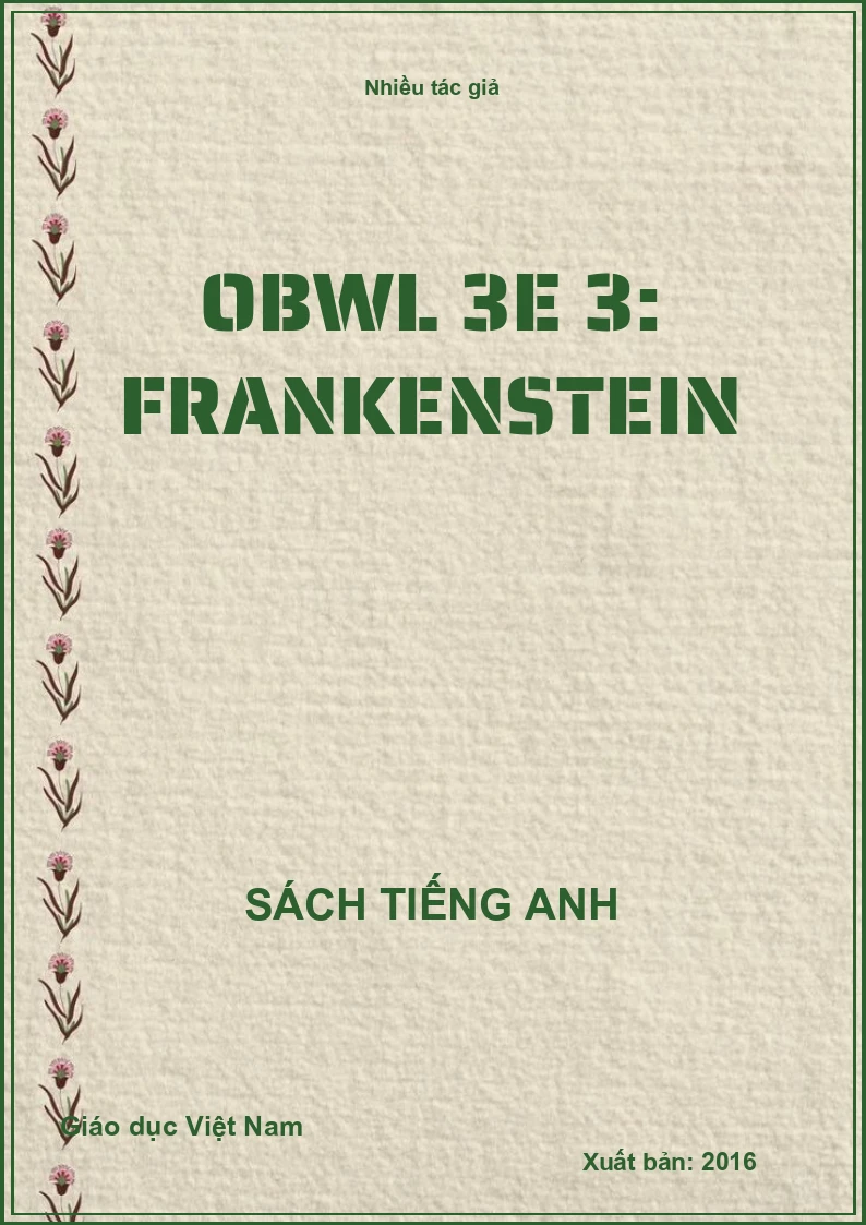 OBWL 3E 3: Frankenstein