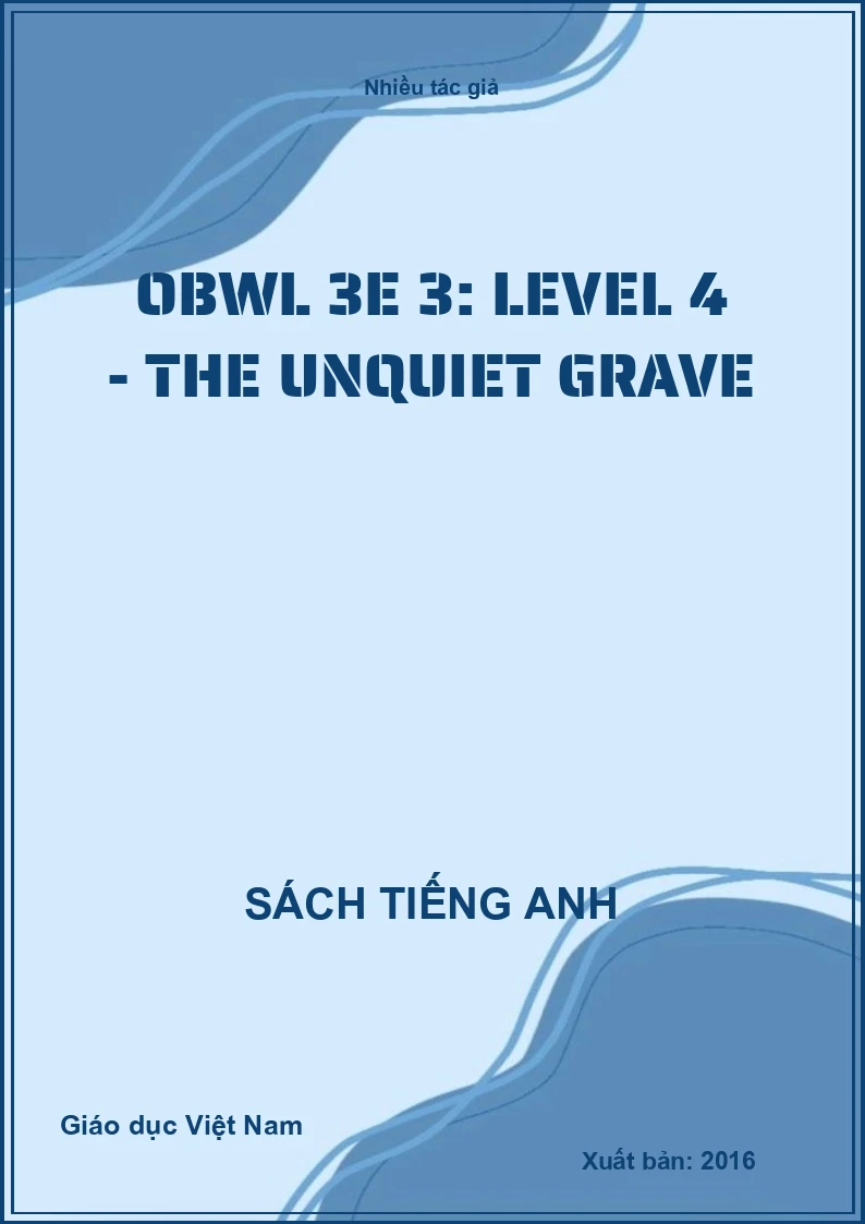 OBWL 3E 3: Level 4 - The Unquiet Grave