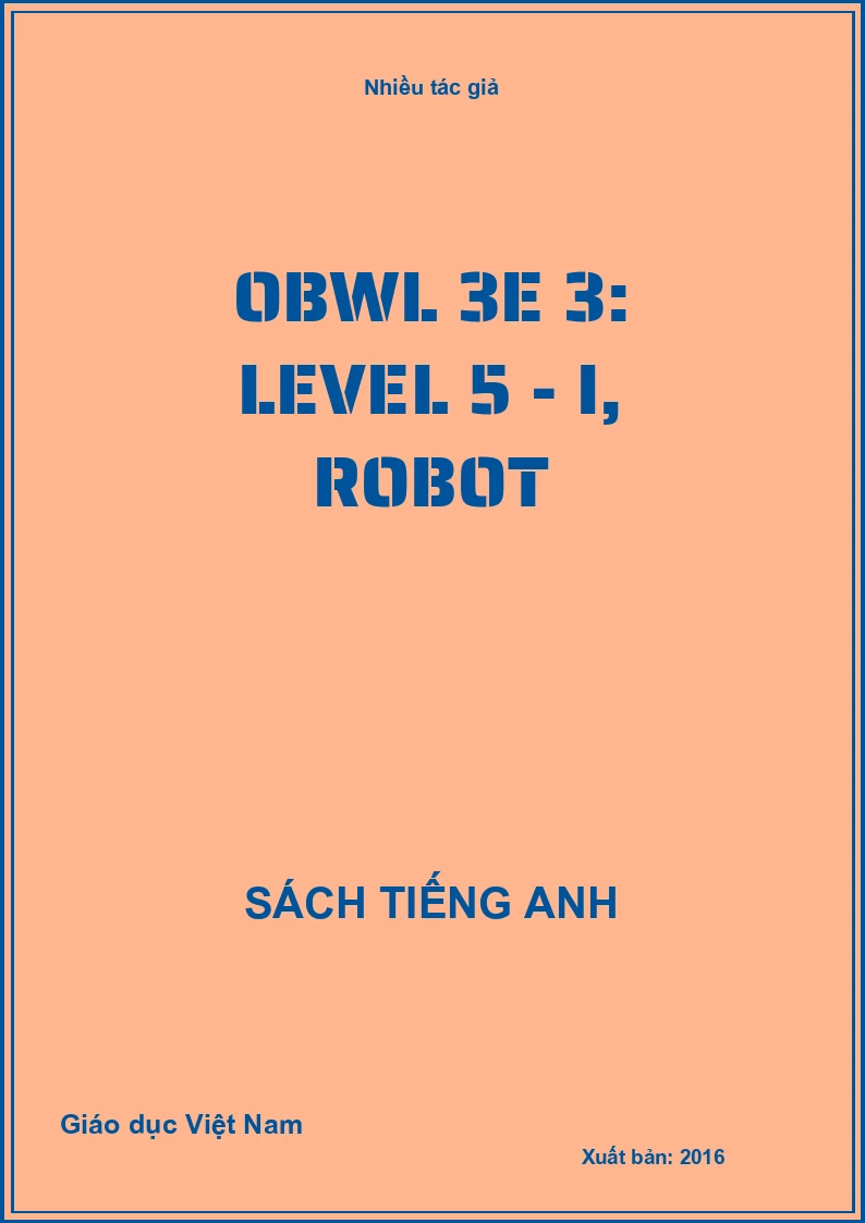 OBWL 3E 3: Level 5 - I, Robot