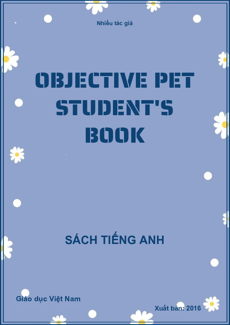 Objective PET Student's Book