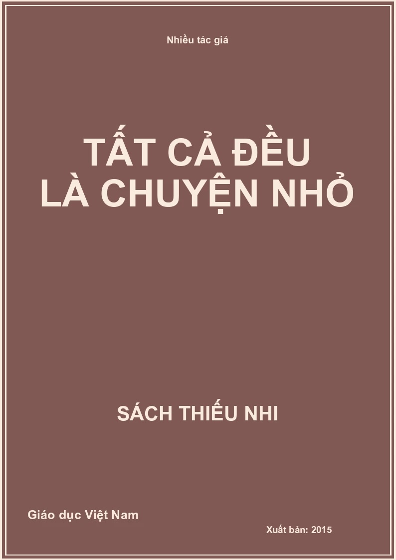Tất cả đều là chuyện nhỏ