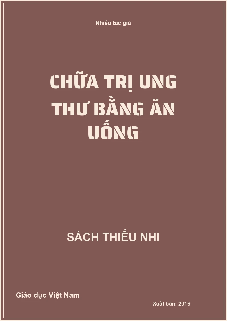 Chữa trị ung thư bằng ăn uống