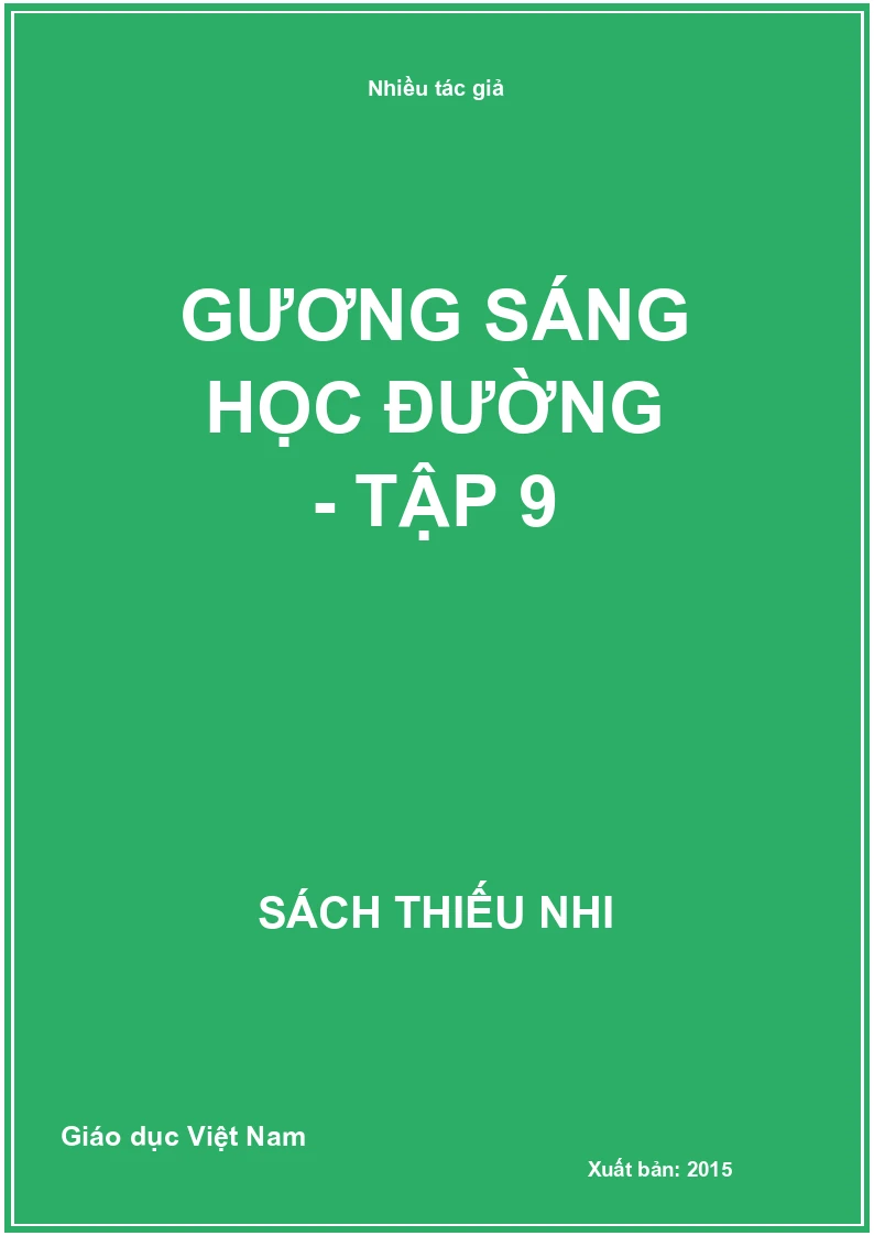 Gương sáng học đường - Tập 9