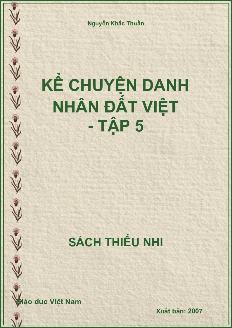 Kể chuyện danh nhân đất việt - Tập 5