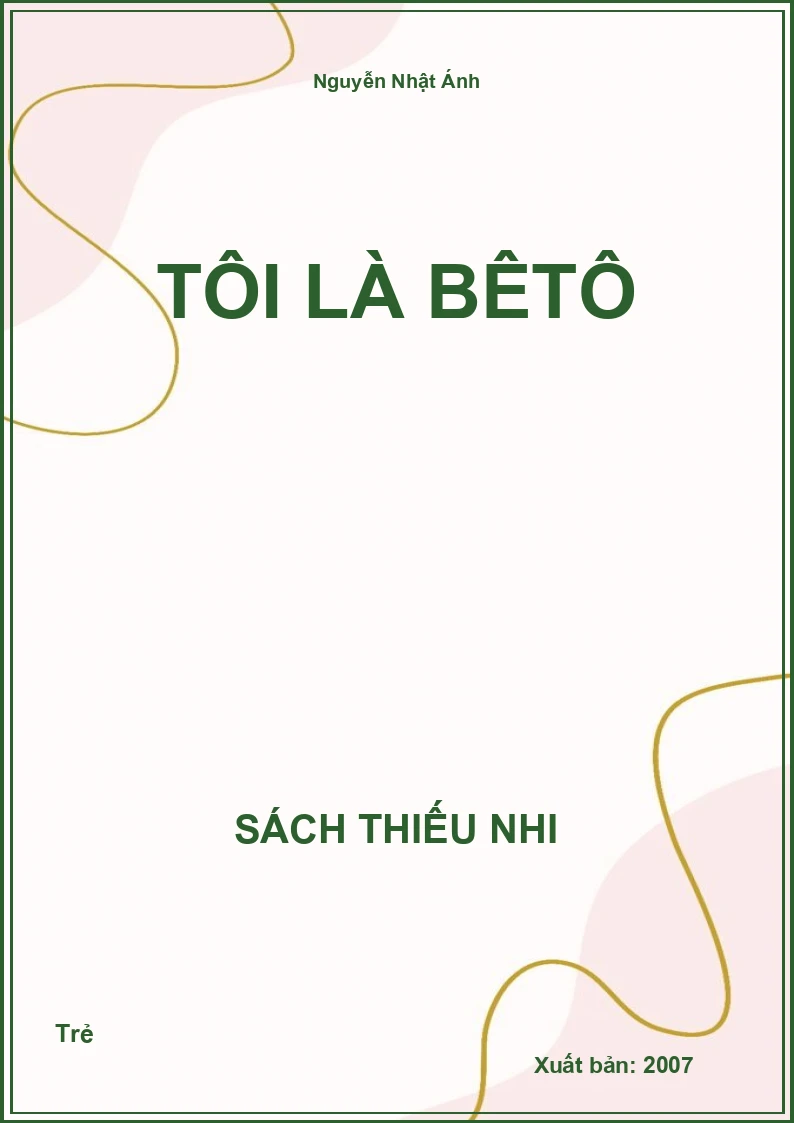 Tôi là bêtô