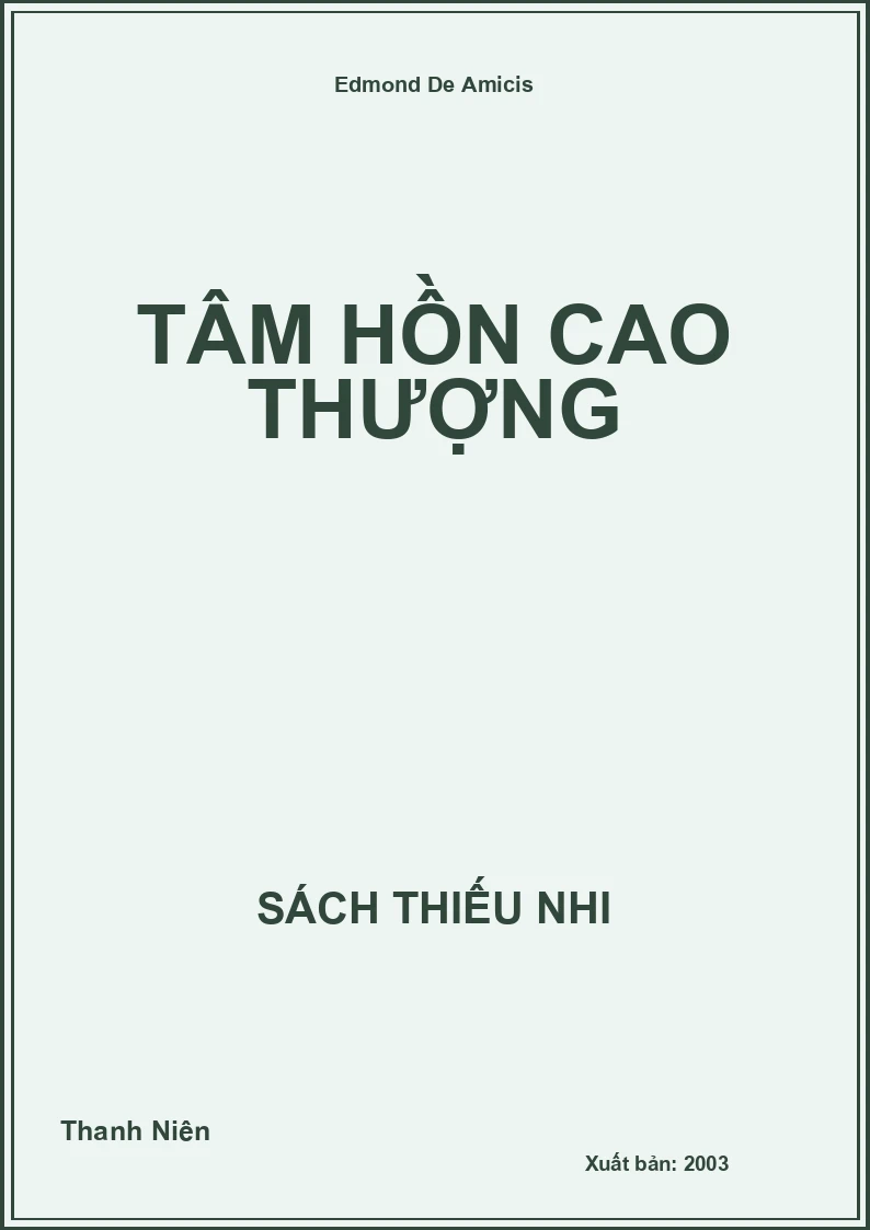 Tâm hồn cao thượng