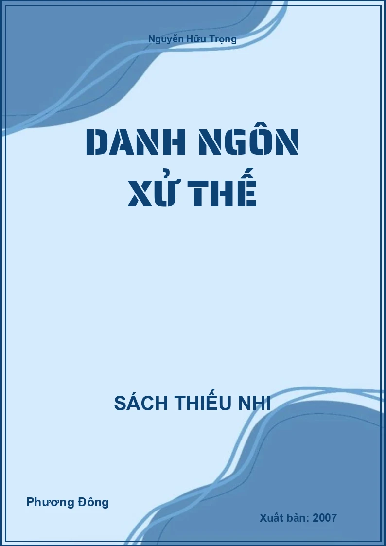Danh ngôn xử thế